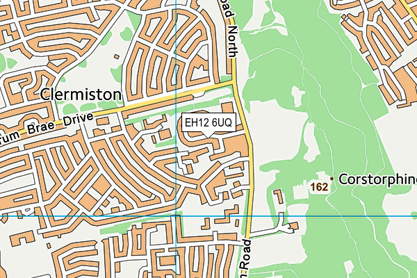 EH12 6UQ map - OS VectorMap District (Ordnance Survey)