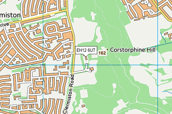 EH12 6UT map - OS VectorMap District (Ordnance Survey)