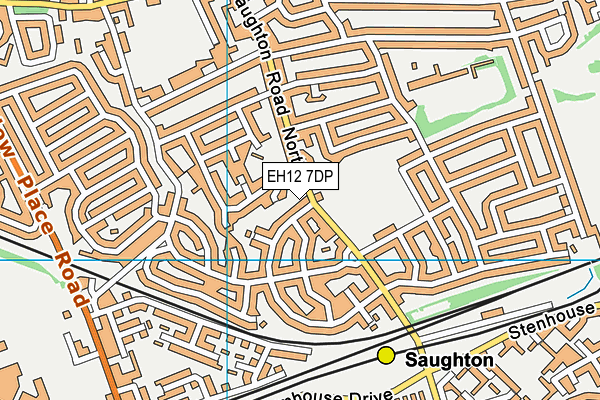 EH12 7DP map - OS VectorMap District (Ordnance Survey)