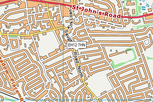 EH12 7HN map - OS VectorMap District (Ordnance Survey)