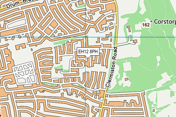 EH12 8PH map - OS VectorMap District (Ordnance Survey)