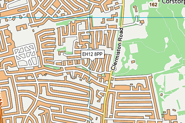 EH12 8PP map - OS VectorMap District (Ordnance Survey)