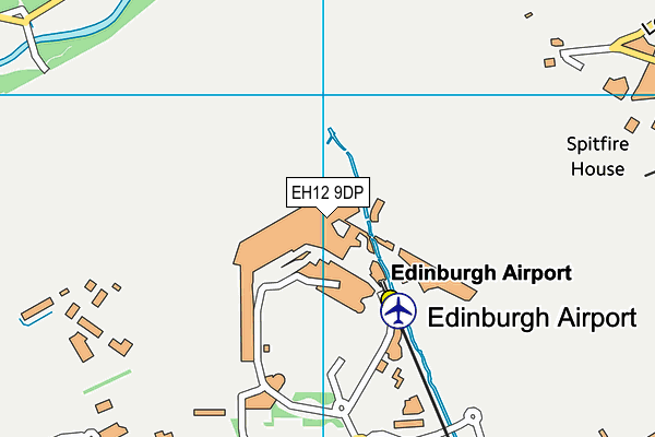 EH12 9DP map - OS VectorMap District (Ordnance Survey)