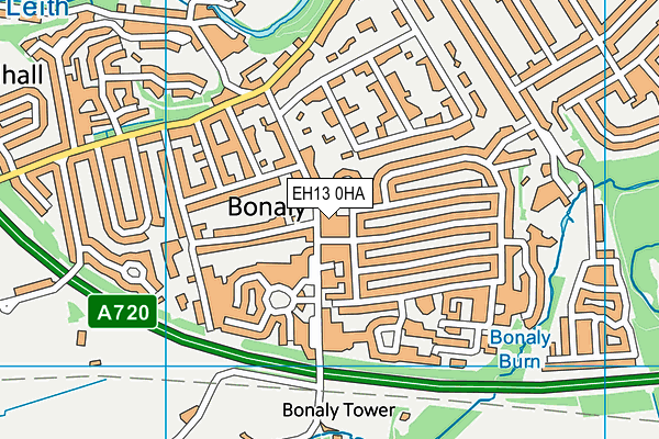 EH13 0HA map - OS VectorMap District (Ordnance Survey)