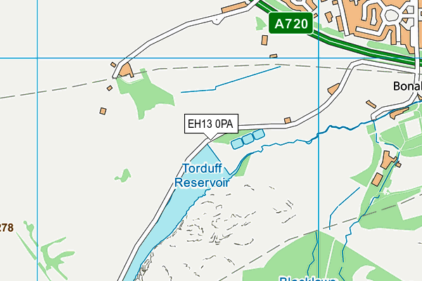 EH13 0PA map - OS VectorMap District (Ordnance Survey)