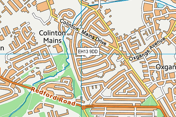 EH13 9DD map - OS VectorMap District (Ordnance Survey)