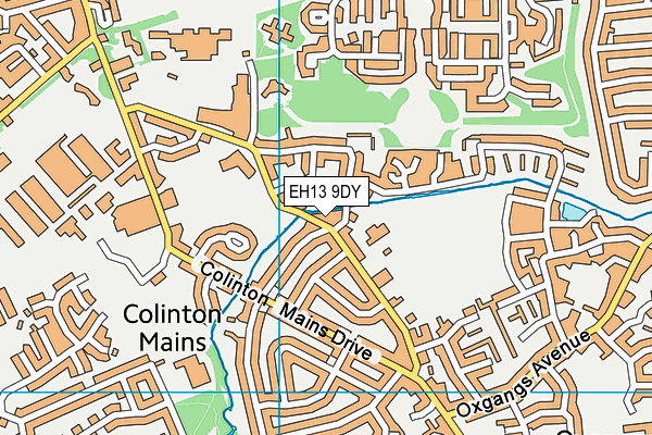 EH13 9DY map - OS VectorMap District (Ordnance Survey)