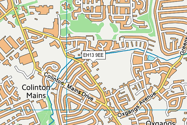 EH13 9EE map - OS VectorMap District (Ordnance Survey)