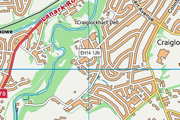 Map of OPTIMA PROPERTY (EDINBURGH) LIMITED at district scale