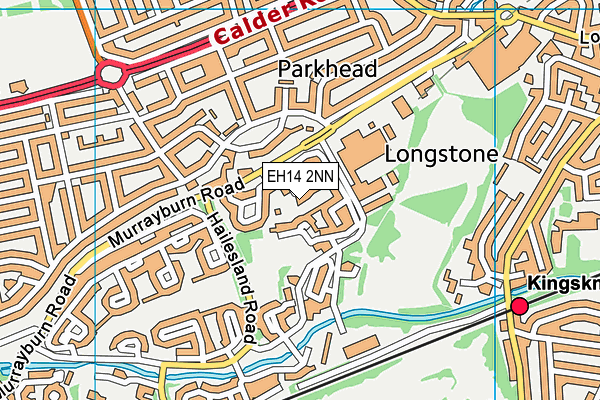 EH14 2NN map - OS VectorMap District (Ordnance Survey)