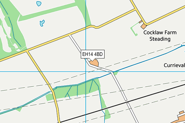 EH14 4BD map - OS VectorMap District (Ordnance Survey)