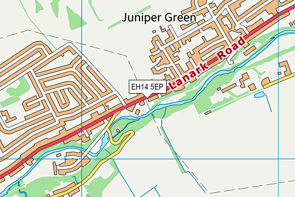 EH14 5EP map - OS VectorMap District (Ordnance Survey)