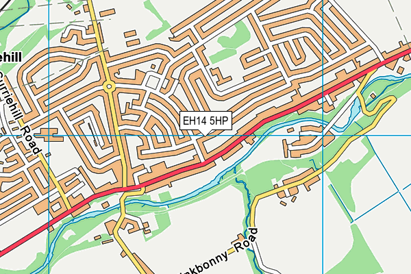 EH14 5HP map - OS VectorMap District (Ordnance Survey)