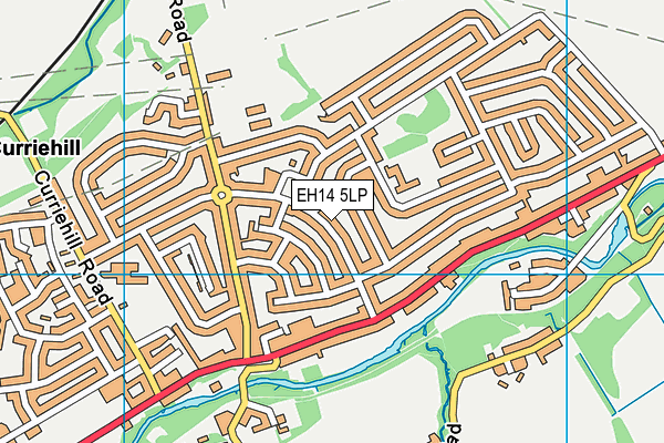 EH14 5LP map - OS VectorMap District (Ordnance Survey)