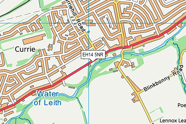 EH14 5NR map - OS VectorMap District (Ordnance Survey)
