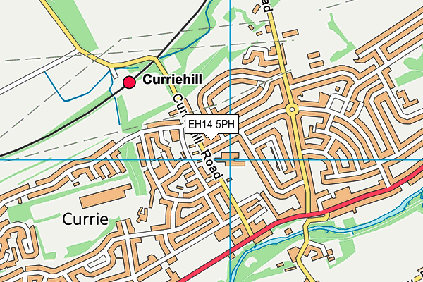 EH14 5PH map - OS VectorMap District (Ordnance Survey)