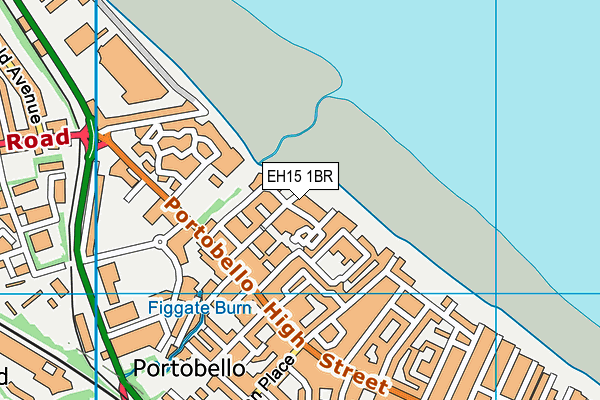 EH15 1BR map - OS VectorMap District (Ordnance Survey)