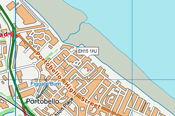 EH15 1HJ map - OS VectorMap District (Ordnance Survey)