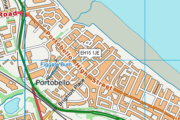 EH15 1JE map - OS VectorMap District (Ordnance Survey)