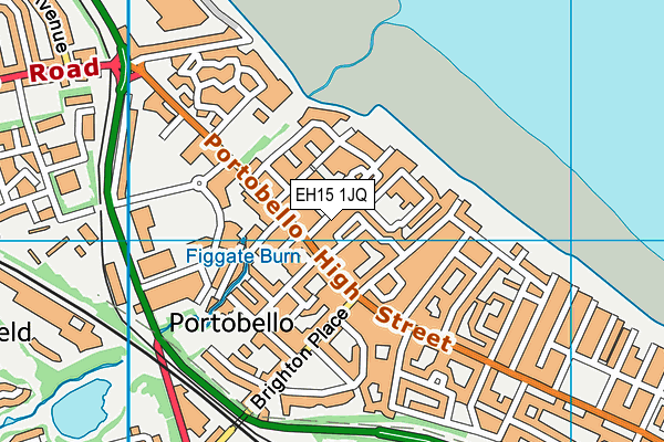 EH15 1JQ map - OS VectorMap District (Ordnance Survey)