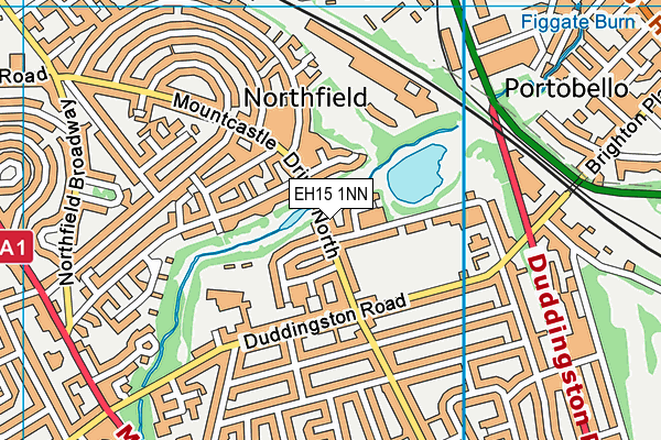 EH15 1NN map - OS VectorMap District (Ordnance Survey)