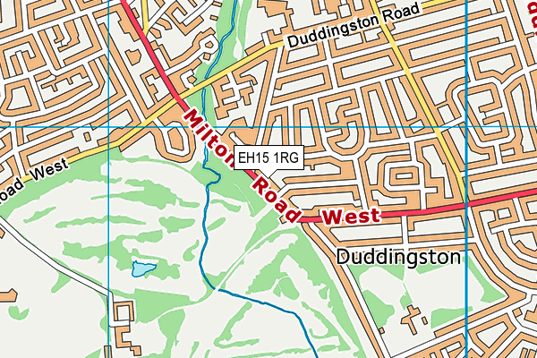 EH15 1RG map - OS VectorMap District (Ordnance Survey)