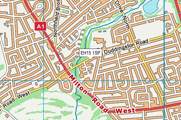 EH15 1SP map - OS VectorMap District (Ordnance Survey)