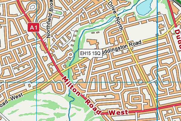 EH15 1SQ map - OS VectorMap District (Ordnance Survey)