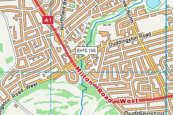 EH15 1SS map - OS VectorMap District (Ordnance Survey)