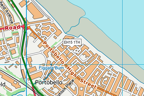 EH15 1TH map - OS VectorMap District (Ordnance Survey)