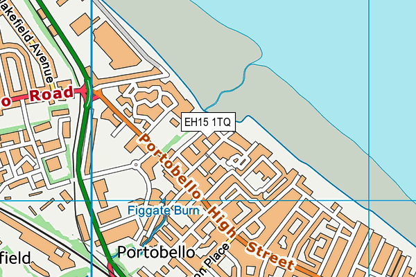 EH15 1TQ map - OS VectorMap District (Ordnance Survey)