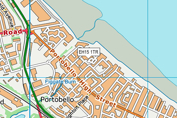 EH15 1TR map - OS VectorMap District (Ordnance Survey)