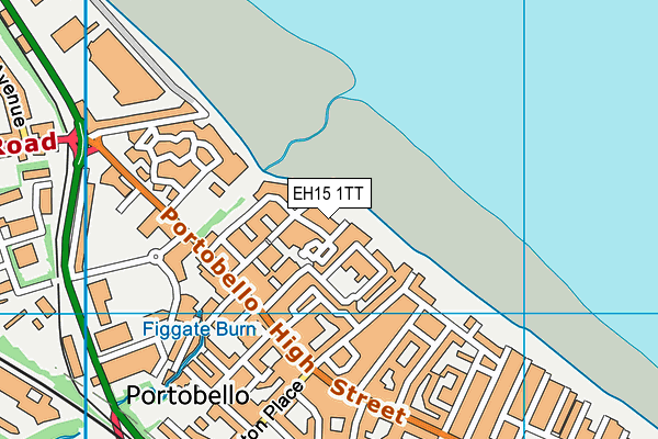 EH15 1TT map - OS VectorMap District (Ordnance Survey)