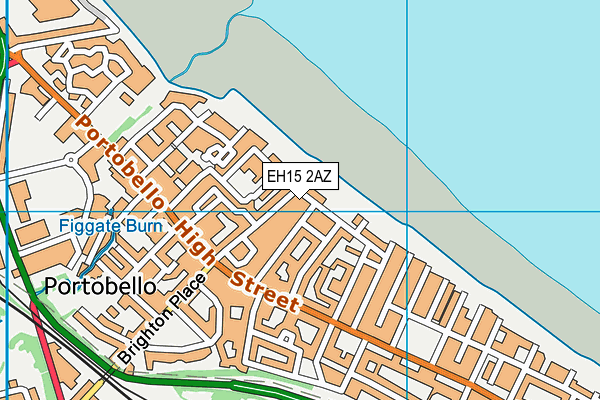 EH15 2AZ map - OS VectorMap District (Ordnance Survey)