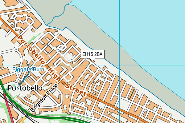 EH15 2BA map - OS VectorMap District (Ordnance Survey)