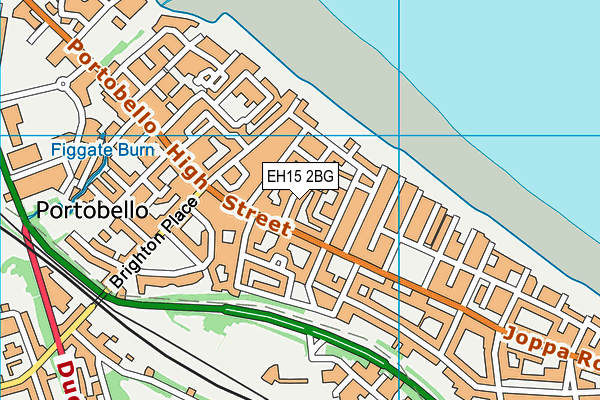 EH15 2BG map - OS VectorMap District (Ordnance Survey)