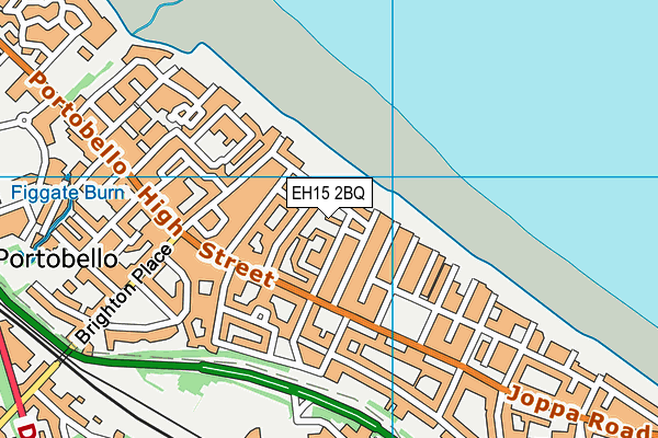 EH15 2BQ map - OS VectorMap District (Ordnance Survey)
