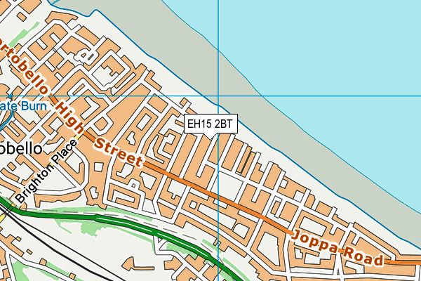 EH15 2BT map - OS VectorMap District (Ordnance Survey)