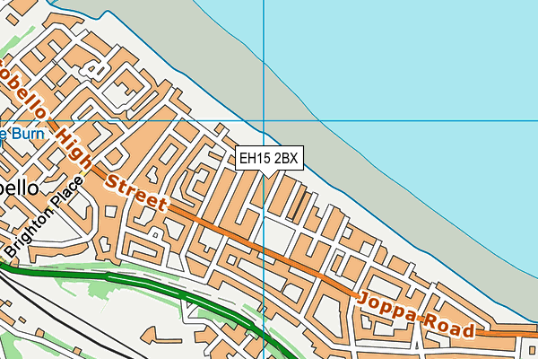 EH15 2BX map - OS VectorMap District (Ordnance Survey)