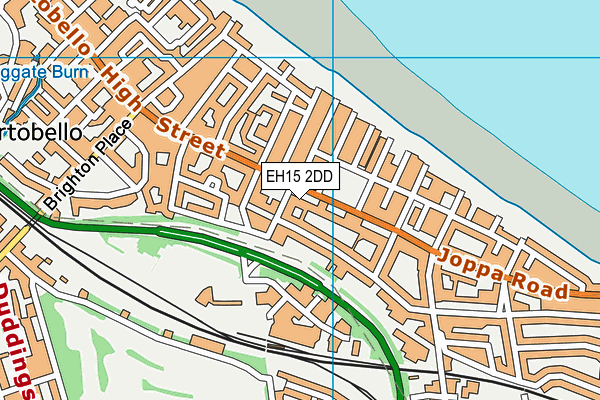 EH15 2DD map - OS VectorMap District (Ordnance Survey)