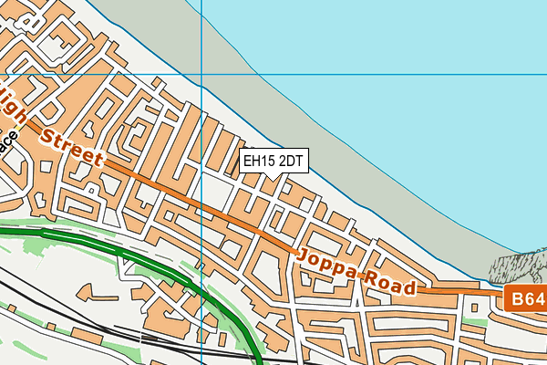 EH15 2DT map - OS VectorMap District (Ordnance Survey)