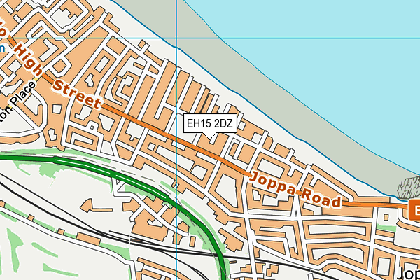 EH15 2DZ map - OS VectorMap District (Ordnance Survey)