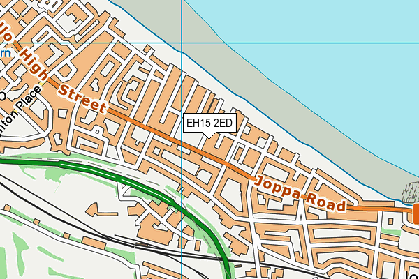 EH15 2ED map - OS VectorMap District (Ordnance Survey)