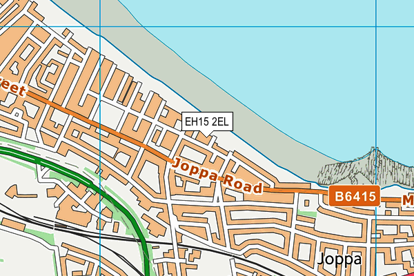 EH15 2EL map - OS VectorMap District (Ordnance Survey)