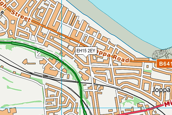 EH15 2EY map - OS VectorMap District (Ordnance Survey)