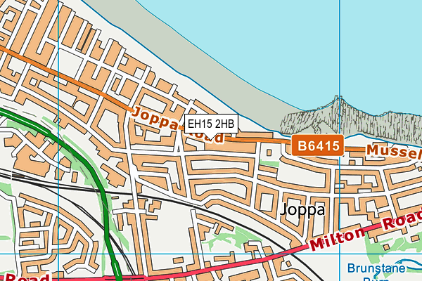 EH15 2HB map - OS VectorMap District (Ordnance Survey)
