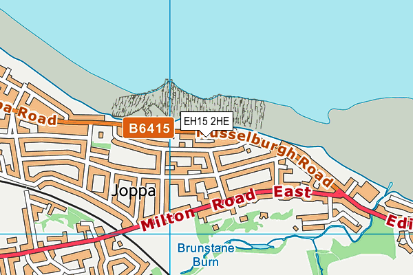 EH15 2HE map - OS VectorMap District (Ordnance Survey)