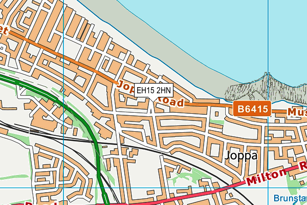 EH15 2HN map - OS VectorMap District (Ordnance Survey)