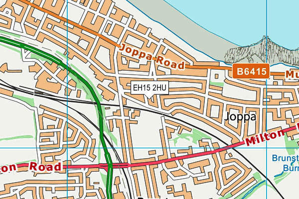 EH15 2HU map - OS VectorMap District (Ordnance Survey)