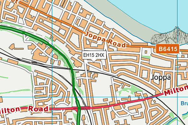 EH15 2HX map - OS VectorMap District (Ordnance Survey)